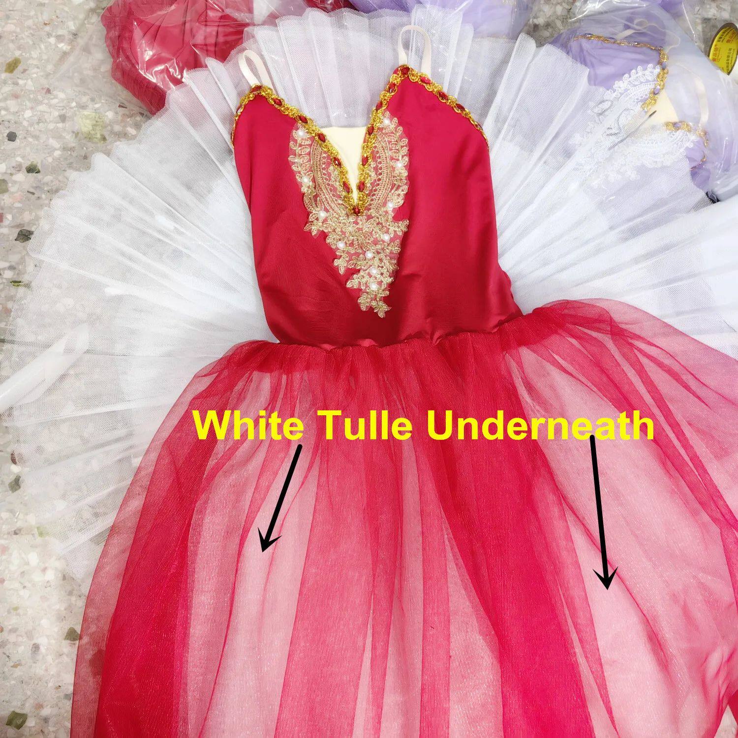 Long Ballet Tutu Skirt for Professional Performance - Taobao product photo 7