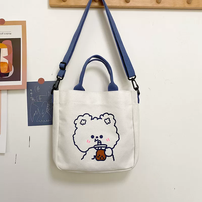 Large Female Tote Bag Fabric Shoulder Bag Women's 2023 Big