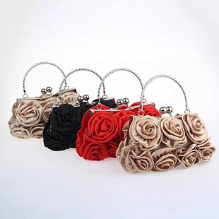 Handbag Women's TOTE BAG ROSE Flower Pattern Clutch Bags EVE