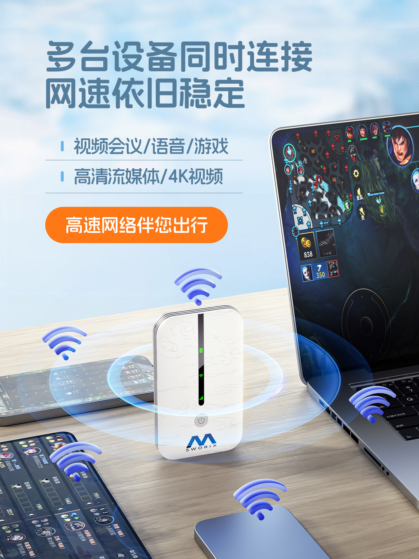 [Sf Express Free Shipping] Portable Wifi 2026 New Model Mobile Wireless Wifi Nationwide High-Speed Data Wireless Network Advanced Wi-Fi 6 Portable 4g Router for Rental Housing and Car Use