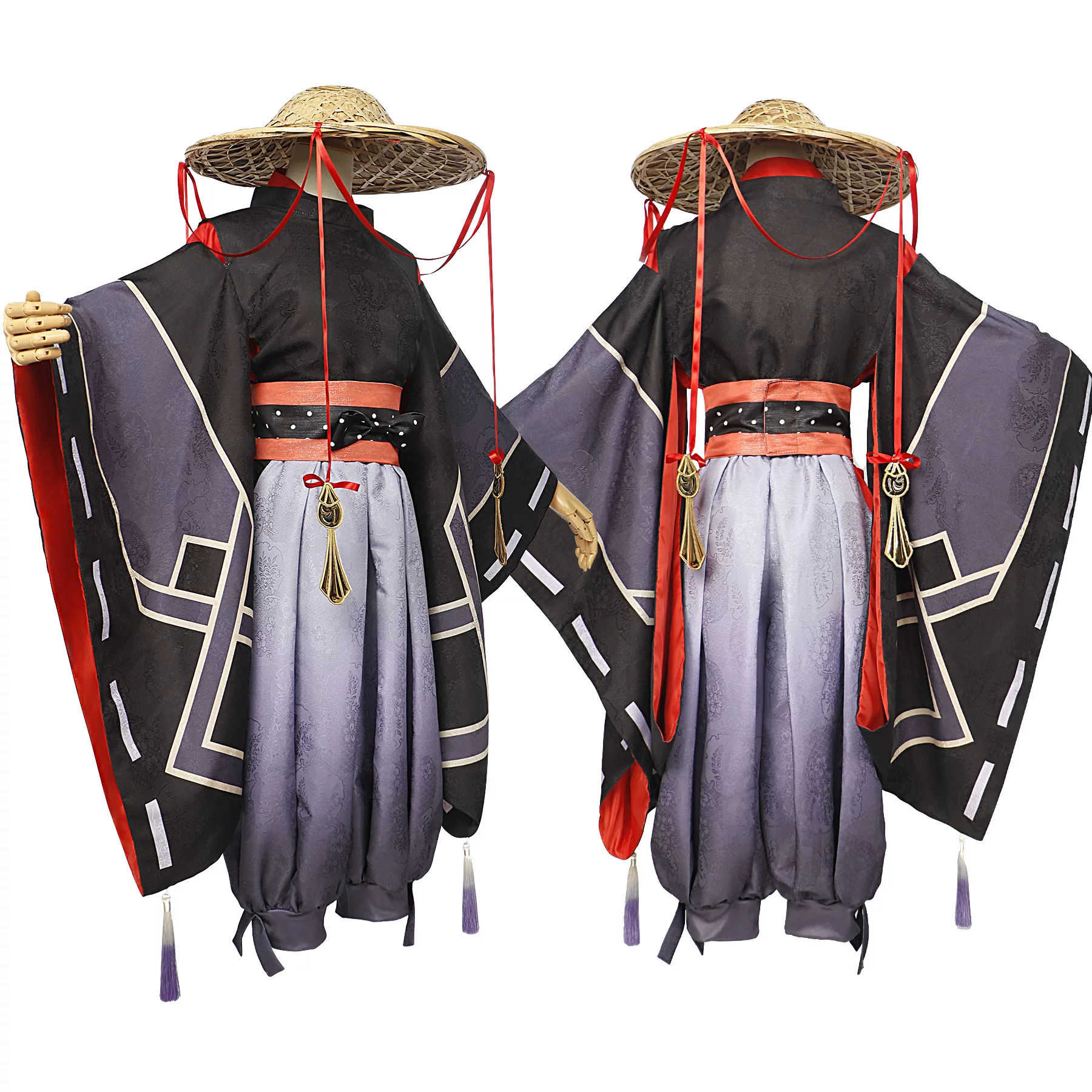 Косплей костюм Genshin Impact Wanderer Scaramouche Скапароьв стрелок