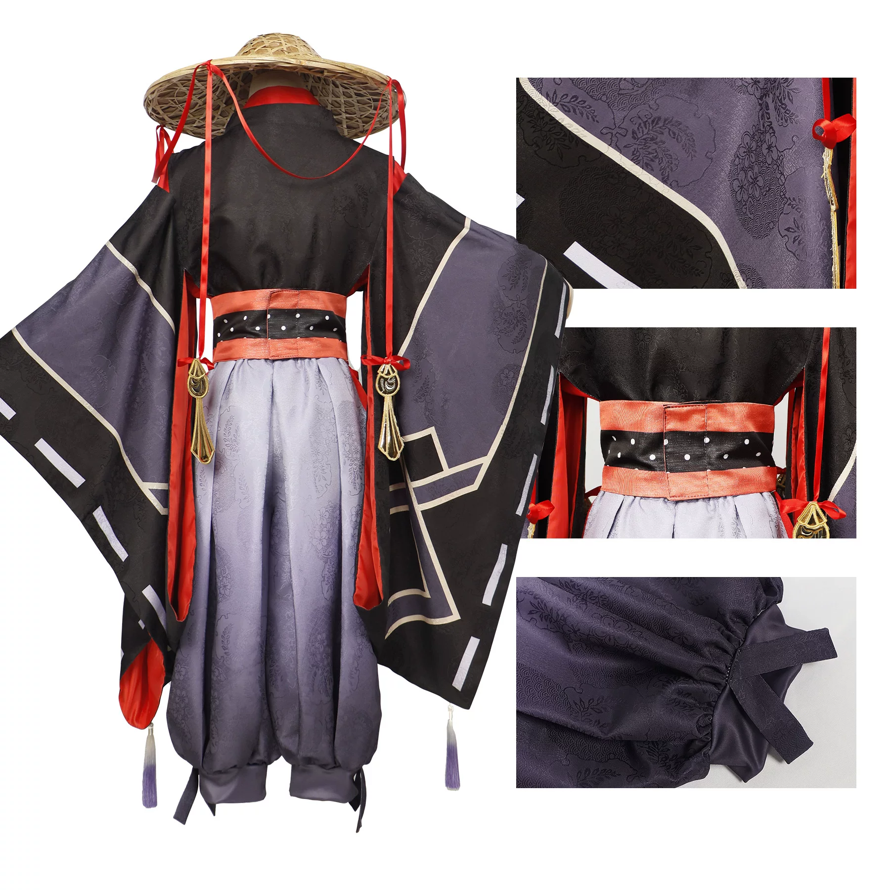 Косплей костюм Genshin Impact Wanderer Scaramouche Скапароьв стрелок
