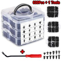 Auto Fastener Clip Kit Fender Rivet Clips Panel Trim Removal