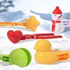 Children's Snowball Maker Tool, Winter Snowball-Making Gadget, Toy Duck Mold, Outdoor Snowman Making Kit, Large Size