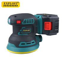Pioneering (EXPLOIT) rechargeable lithium electric electric beating mill brushless furniture polishing machine One-electric-one-charge (4 