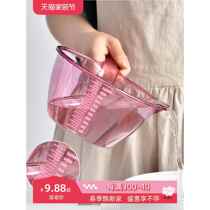 Transparent graduated water ladle plastic thickened kitchen supplies household water ladle food grade water ladle large crystal