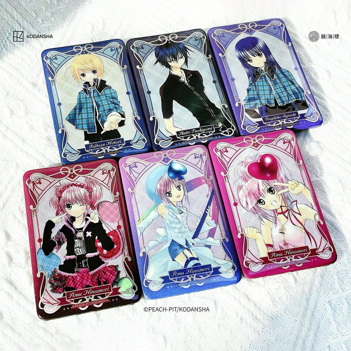 Shugo Chara! ポストカード バッジ セット Authentic, officially licensed shugo chara! enamel pin and card