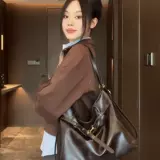 Демисезонная ретро вместительная и большая универсальная сумка на одно плечо, рюкзак, сумка через плечо