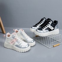 2023 new autumn womens shoes lace-up thick-soled canvas shoes casual shoes