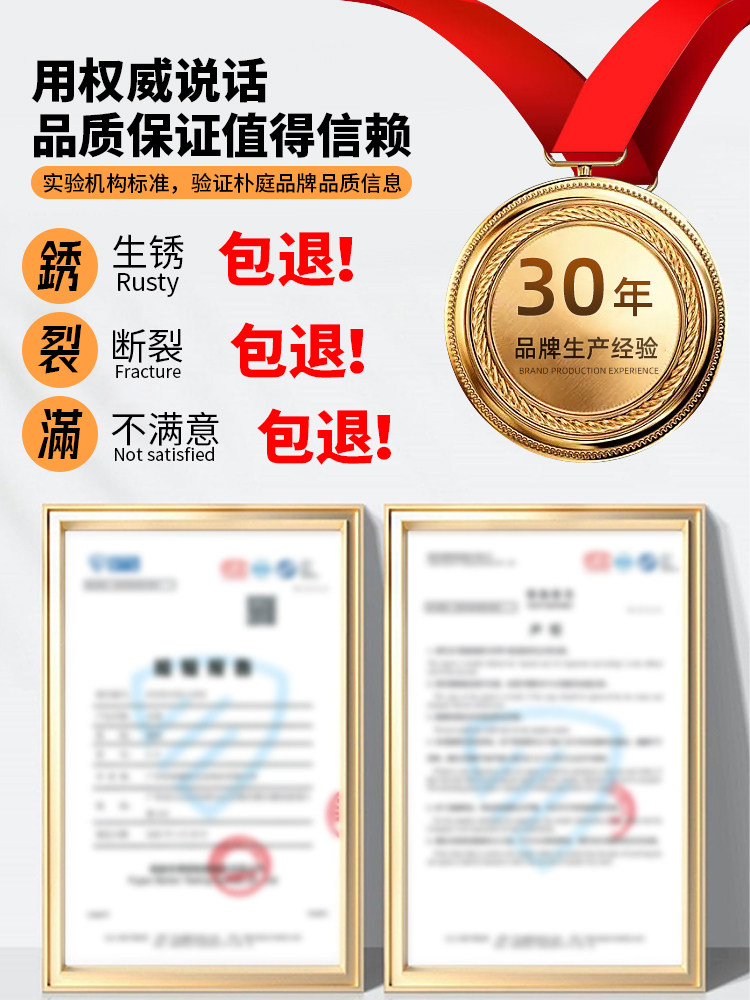 Glass Door Handle Stainless Steel Square Tube Fingerprint-Free Titanium Black Rose Gold Framed Frameless Sliding Large Wooden Door Handle