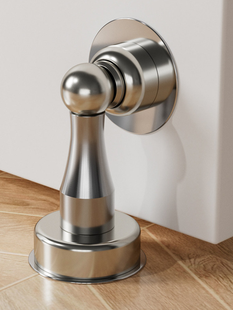 New Strong Magnetic Door Stopper, No Drilling Required, Anti-Collision Door Stop, Bathroom Floor Suction, Door Back Suction, Fixed Wall Suction, Door Blocker, Wall-Mounted
