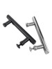 Shower Room Bathroom Glass Door Handle 304 Stainless Steel Bathroom Handle Glass Door Matte Black Sliding Door Handle