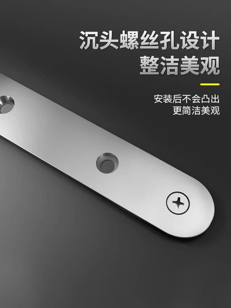 90-Degree Right-Angle Stainless Steel Angle Bracket, L-Shaped Bracket, Triangular Iron Shelf Support, Furniture Connector