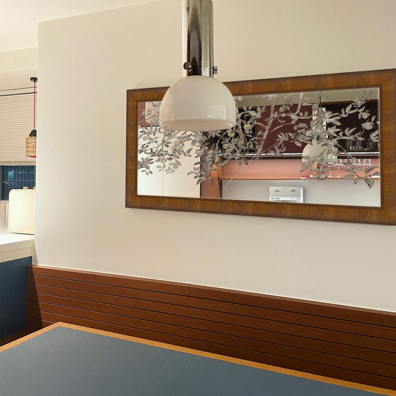 French-Style Vintage Wall Mirror Hanging Painting, High-End Art Wall Decoration Painting for Dining Room, Retro Horizontal Strip for Living Room French-Style Vintage Wall Mirror Hanging Painting, High-End Art Wall Decoration Painting for Dining Room, Retro Horizontal Strip for Living Room