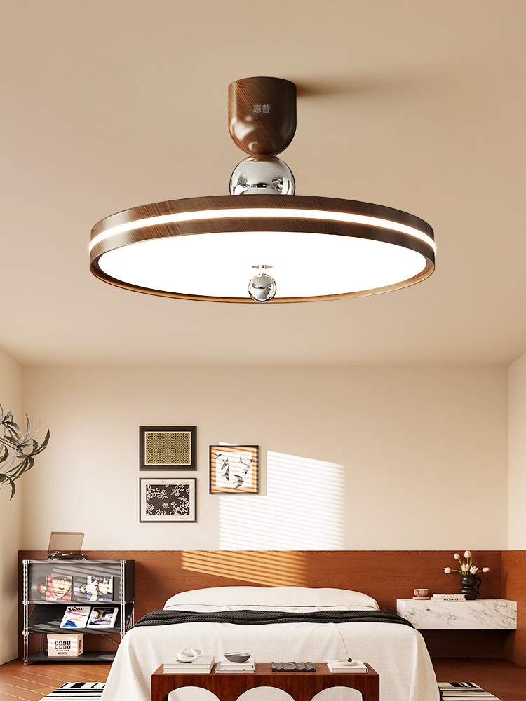 Hp Lighting 2025 New Model Vintage-Style Bedroom High-End Eye-Protection Lighting Fixtures Creative Design Round Study Room Chandelier