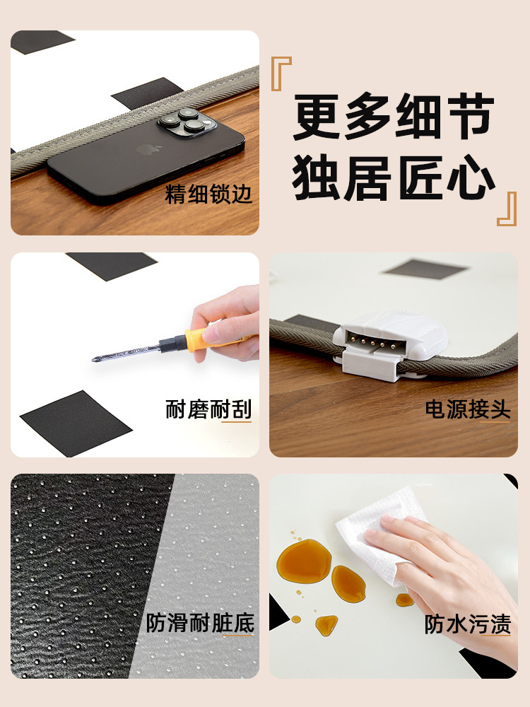 Jiu Jin Carbon Crystal Floor Heating Pad, Graphene Heating Pad for Home Use, Living Room Heating Pad, Floor Heating Pad, Electric Heating Pad