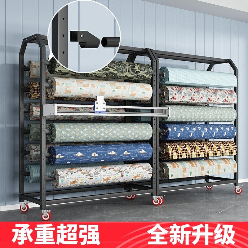 纺织面料展示架:让布匹布卷陈列变得优雅又高效!👗 -展示柜-淘宝百科网