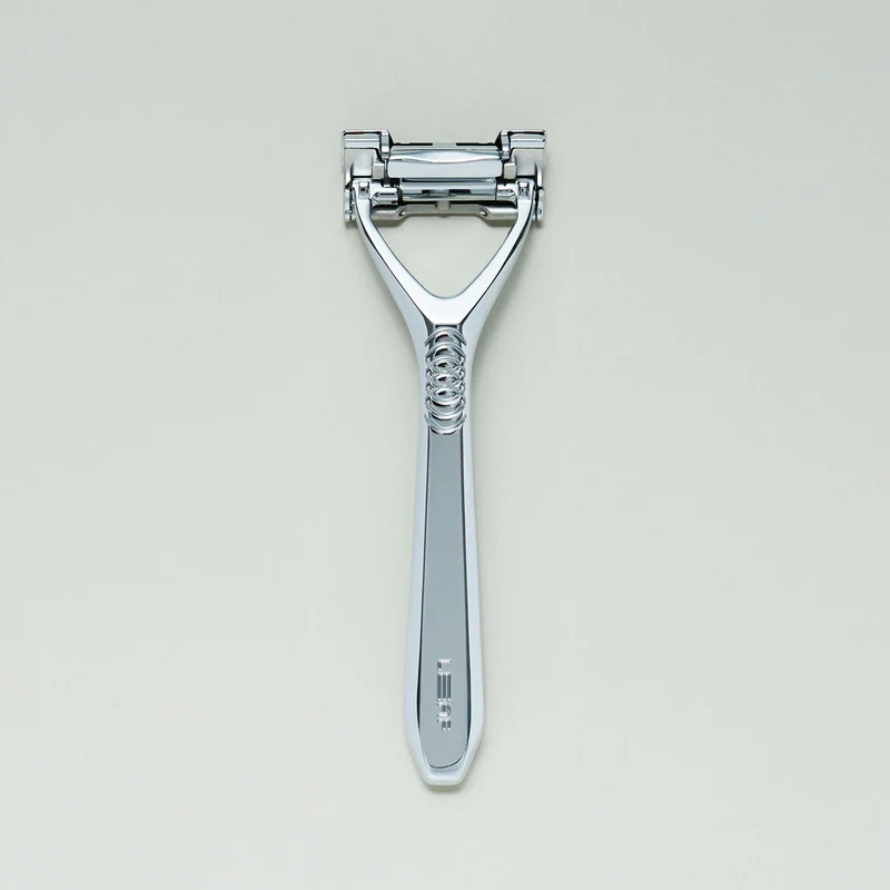 Leaf Two Razor New Model Leaf-Shaped Double-Blade Manual Razor, All-Metal, Fully Washable, Rust-Free