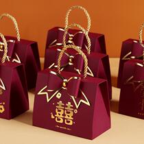 2024 New Wedding Candy Box Niche High-end Wedding Special Wedding Accompanying Small Gift Box Empty Box Gift Engagement Pack