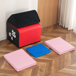 Multifunctional butt training box for women's fitness body and buttocks home barbell hip thrust box butt push box