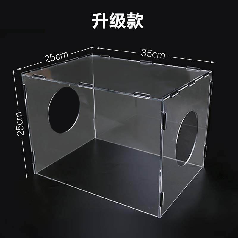 Polished Dust Box Qu Ting Family Dream Super Mini Transparent Acrylic Cover Electric Grinding Bench Grinding Engraving Machine Jade Emerald Engraving-Taobao
