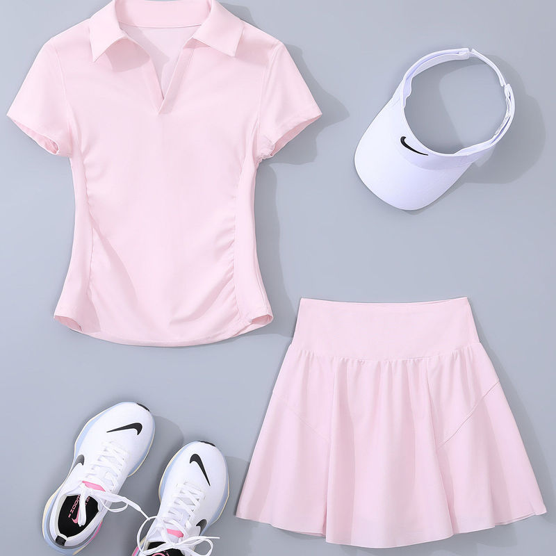 British Dhwa Quick-Drying Slim-Fitting Fashionable Sports Suit for Women, New Summer Style Running Yoga Fitness Training Clothing Trendy British Dhwa Quick-Drying Slim-Fitting Fashionable Sports Suit for Women, New Summer Style Running Yoga Fitness Training Clothing Trendy