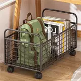 Корзина для грязной одежды с колесиками, съемная корзина, ведро, корзина для хранения домашней одежды для ванной, каркас корзины для белья, артефакт