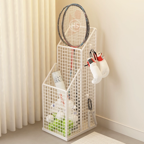 Универсальная корзина для хранения, баскетбольное оборудование для спортзала, ракетка для бадминтона