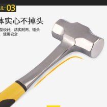 Octagonal hammer iron hammer one-piece hammer solid iron hammer one-piece hand hammer decoration tools that never turn around