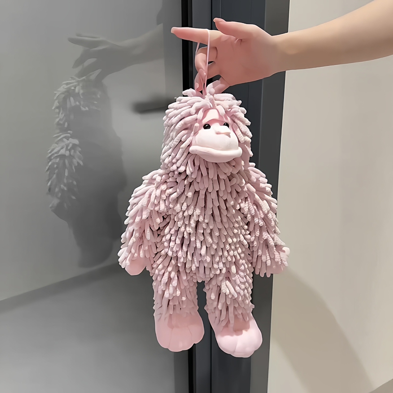 Baboon Hand Towel Hanging Decoration, Cute Chenille, Super Absorbent, Thickened, Quick-Drying, Kitchen, Bathroom, Handkerchief Baboon Hand Towel Hanging Decoration, Cute Chenille, Super Absorbent, Thickened, Quick-Drying, Kitchen, Bathroom, Handkerchief