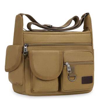 Purchase products messenger bag, work clothes, large capacity multi-layer tool bag, casual men's bag, men's bag, sail