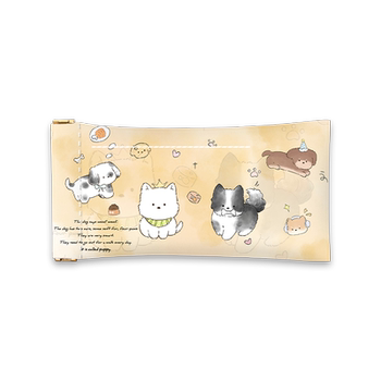 Shredded glasses bag automatic closing glasses storage bag