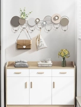 Entrance hook on the wall school bag storage wall hanging behind the entrance door coat hook hanging hanger without punching