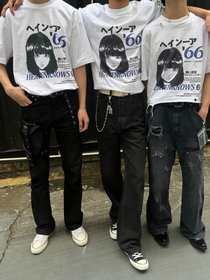 现货涩谷女孩260g短袖纯棉 白墨直喷工艺男女T恤  我不是姜自主