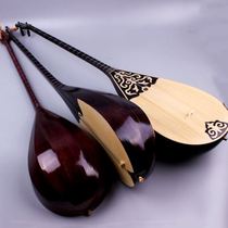 Xinjiang musical instruments Kazakh-made musical instruments Dombula playing standard harp pine wood musical instruments students practicing the harp