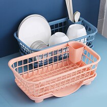 Bowl and chopsticks placement rack home kitchen drain basket multi-purpose thickened bowl storage box storage rack bowl rack tableware drain rack