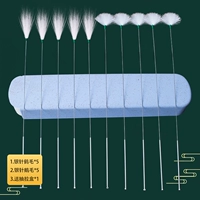 Зашифрованная серебряная игольчатая гусиная перханка 5+ Крэновое перьев 5+ ящик для хранения
