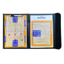 Basketball coach tactical board portable folding football training game magnetic command board magnet technical board lesson plan book