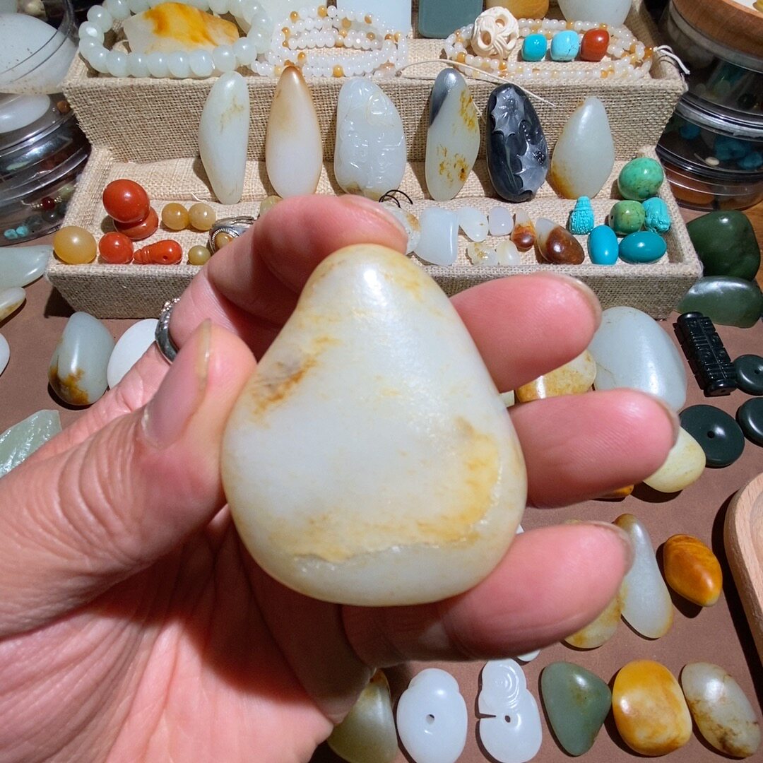 新疆 和田玉 原石 沁色自然 玉佩 新疆 和田玉 原石 沁色自然 玉佩 【公式通販】