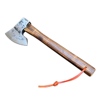 Carbon steel forged outdoor ax bone chopping ax carbonized wood handle Viking ax firewood ax outdoor chopping ax camping ax bone chopping ax