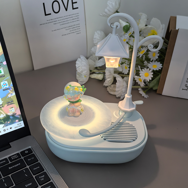 Atmospheric Flower Fairy Speaker Birthday Graduation Gift for Girls, Children, Best Friends, Boys, Friends, Practical Night Light