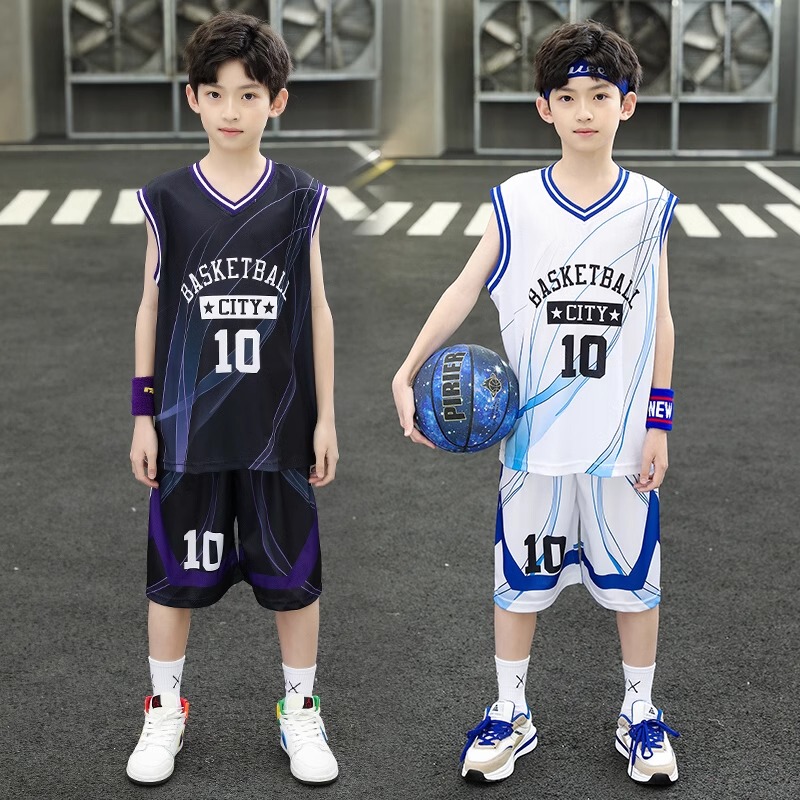 2026 Summer Kidsren's Basketball Uniforms for Boys, Medium and Large Kidsren, Sleeveless Vests, Training Uniforms, Jerseys, Sports Suits, Quick-Drying Clothes 2026 Summer Kidsren's Basketball Uniforms for Boys, Medium and Large Kidsren, Sleeveless Vests, Training Uniforms, Jerseys, Sports Suits, Quick-Drying Clothes