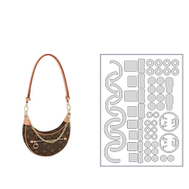 Suitable for LV pea bag accessories loop moon bag hardware film hardware film hardware protective film bag protective film bag metal film Hardware protective