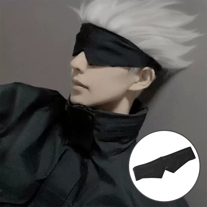 Косплей Jujutsu Kaisen Gojo Satoru Маска-блайнд Cosplay