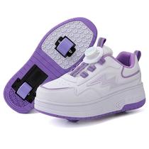 High-end Heelys shoes for children men and women big childrens roller shoes detachable princess roller skates explosive shoes invisible shoes flying shoes