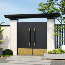 Алюминиевый Сплав Вилла Двор 2024 Новый Алюминиевый Арт Double Door Open Outdoor Open Outdoor Hab