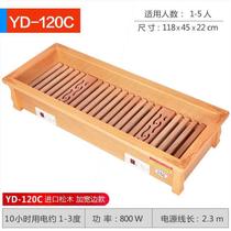 Household fire box stove warm fire barrel heater stove rectangular electric foot baking Hunan foot warmer fire solid wood