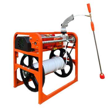 Agricultural Fully Automatic Pesticide Sprayer, New Electric Pesticide Sprayer with Sensor Pipe Release, Remote Control Pipe Retraction, High-Pressure Pesticide Pump