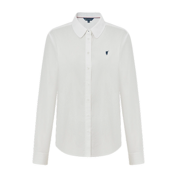 Polowalk long-sleeved pure cotton shirt for women in early autumn new style