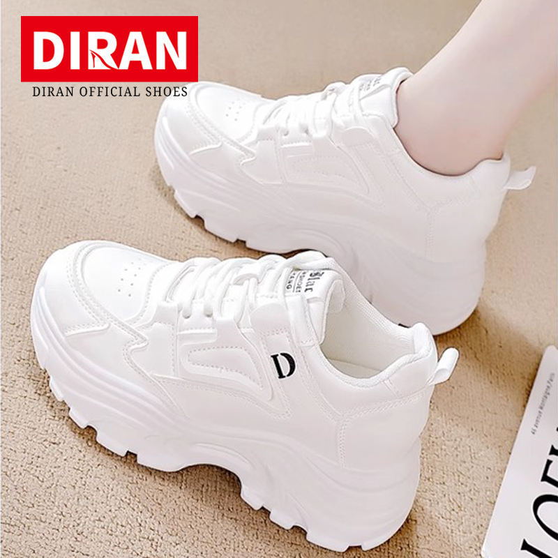 Light Luxury Brand Fashionable Versatile Dad Shoes for Women 2026 Spring Casual White Shoes Leather Surface Height-Increasing Sneakers Trendy Light Luxury Brand Fashionable Versatile Dad Shoes for Women 2026 Spring Casual White Shoes Leather Surface Height-Increasing Sneakers Trendy